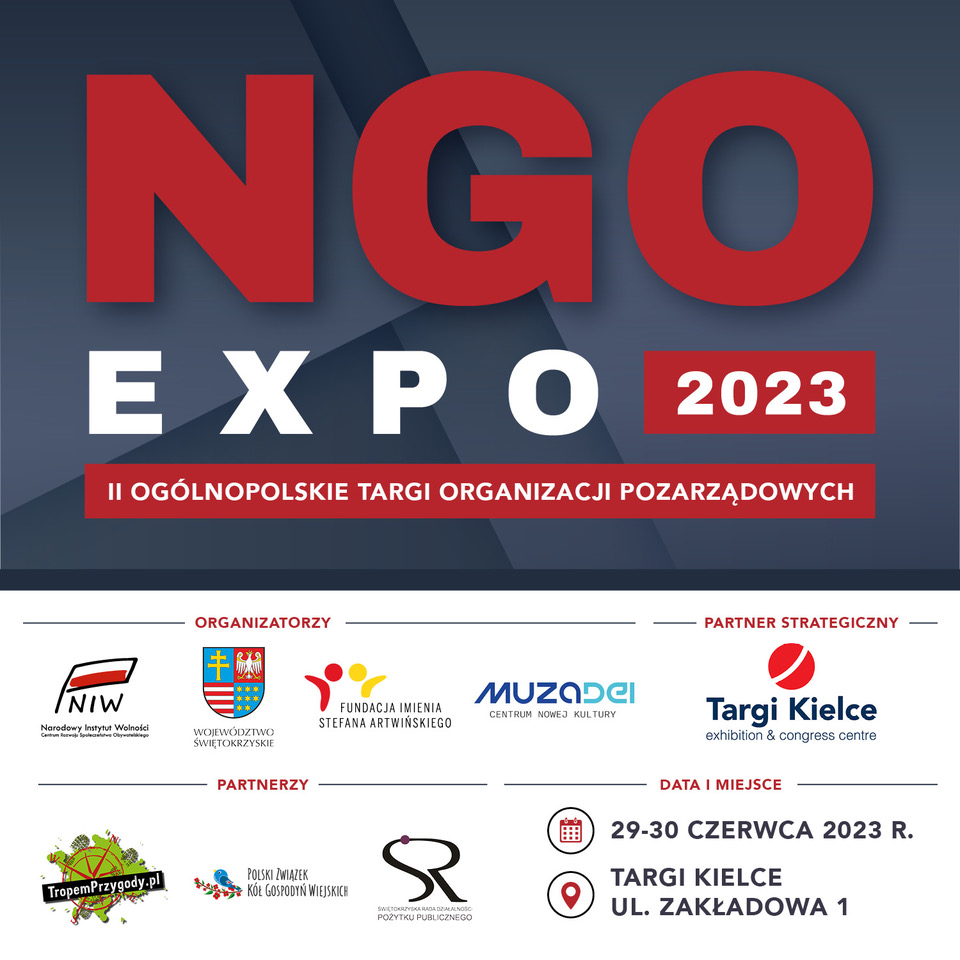 Zaproszenie do udziału w II Ogólnopolskich Targach Organizacji Pozarządowych NGO-EXPO